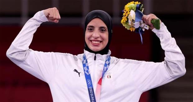 نشاة البطله فريال اشرف الرياضيه حتي وصلت للعالميه اللقاء الاعلامي احمد سمك ومدير مركز شباب الاندلس